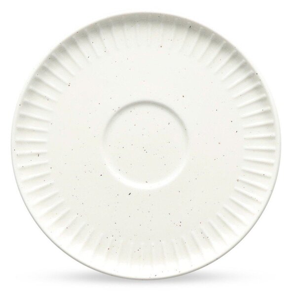 Biały spodek ø 14,5 cm Ora Gloss – Salt&Pepper