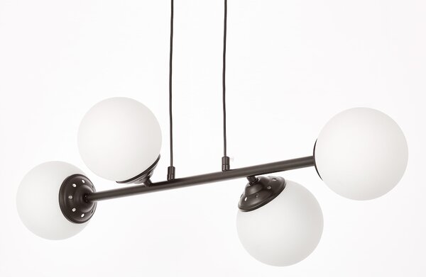 NOWOCZESNA LAMPA WISZĄCA CZARNA FINO W4