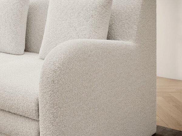 Rozkładana 2-osobowa sofa ARIO ROYAL, biała