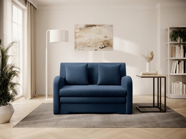 Rozkładana sofa dwuosobowa ARIO NUBE, ciemnoniebieska