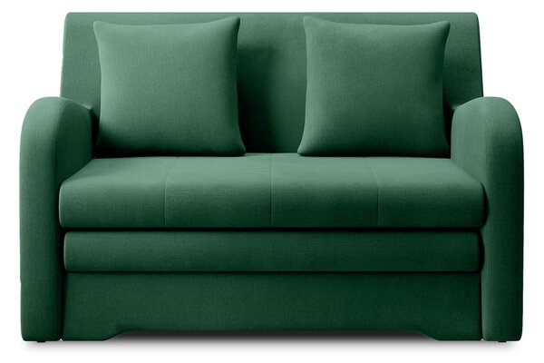 Rozkładana 2-osobowa sofa ARIO NUBE, ciemnozielona
