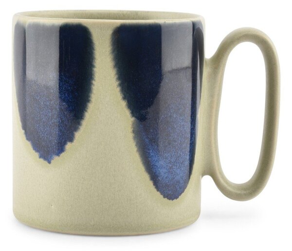 Niebieski/beżowy kamionkowy kubek 390 ml Paint – Salt&Pepper