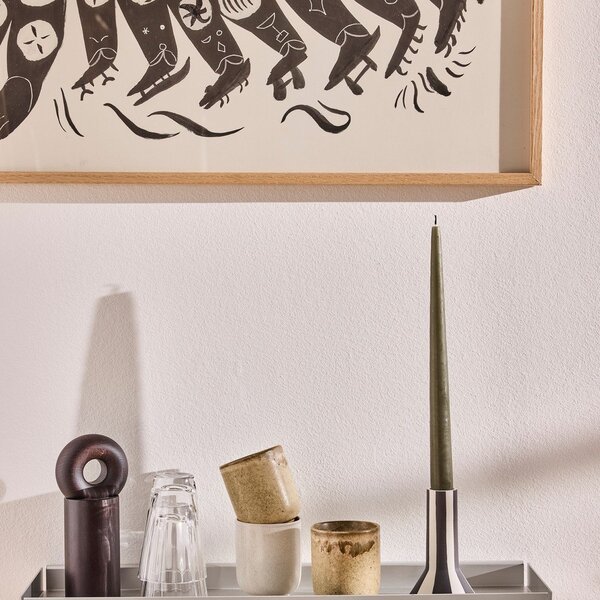 Metalowa półka w kolorze srebra 50 cm Bakku – OYOY Living Design