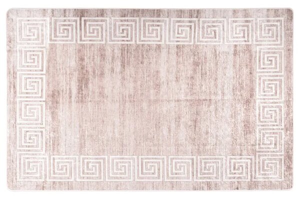 Elegancki beżowy dywanik antypoślizgowy 120x180 cm T4-E61
