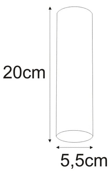 Biały nowoczesny plafon spot sufitowy 20 cm - A734-Amia