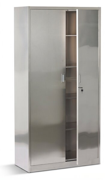 Szafka ze stali nierdzewnej, 1800 x 900 x 400 mm