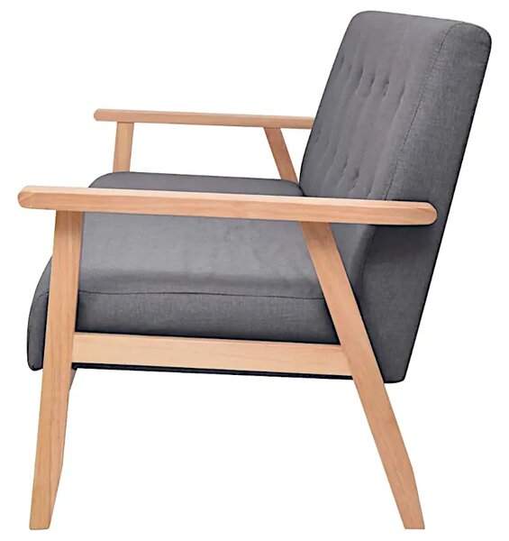 Ciemnoszara sofa do salonu F1-P51
