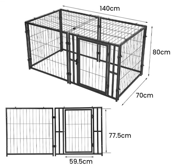 Pawfort™ Wielofunkcyjna Klatka Dla Psa