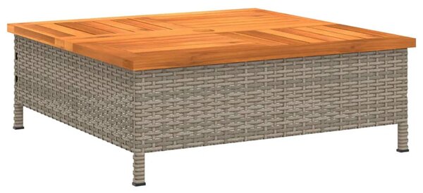 Szary niski stolik pod parasol ogrodowy E8-E13