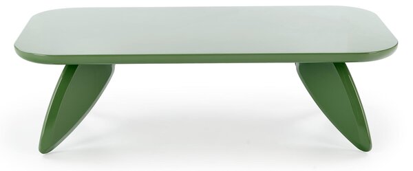 Stolik kawowy prostokątny Lumis 120 cm - zielony