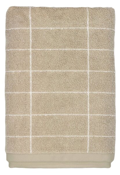 Beżowe bawełniane ręczniki zestaw 2 szt. 40x60 cm Tile Stone – Mette Ditmer Denmark