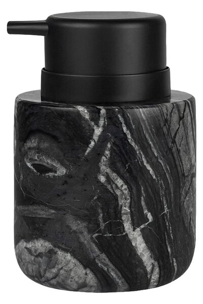 Czarny marmurowy dozownik do mydła 0.2 l Marble – Mette Ditmer Denmark