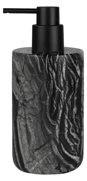 Czarny marmurowy dozownik do mydła 0.2 l Marble – Mette Ditmer Denmark
