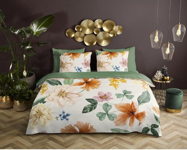 Pościel dwuosobowa z satyny bawełnianej 240x220 cm Annabelle – Descanso