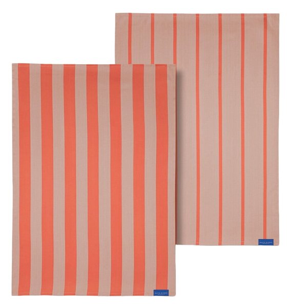 Bawełniane ścierki zestaw 2 szt. 50x70 cm Stripes – Mette Ditmer Denmark