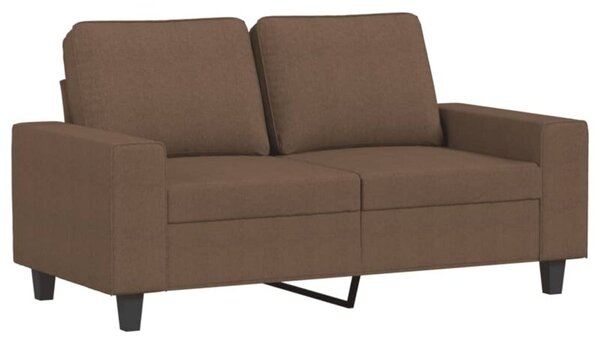 Sofa 2-osobowa, brÄ zowa, 120 cm, tapicerowana tkaninÄ