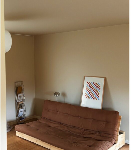 Bordowa rozkładana sofa 196 cm Base – Karup Design