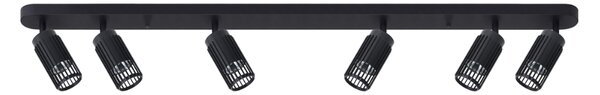 Czarna punktowa lampa sufitowa - K358-Vaneo