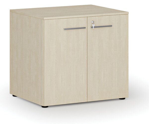 Szafa biurowa z drzwiami PRIMO WOOD, 800 x 640 x 735 mm, brzoza