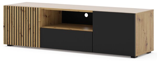 Szafka rtv z lamelowym frontem 150 cm S9-B58
