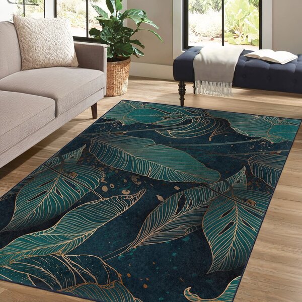 Morski dywan odpowiedni do prania 120x180 cm Midnight Jungle – Mila Home