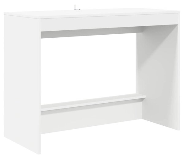 Nowoczesne biurko łóżkowe w minimalistycznym stylu - białe, 100 x 45 x 75 cm