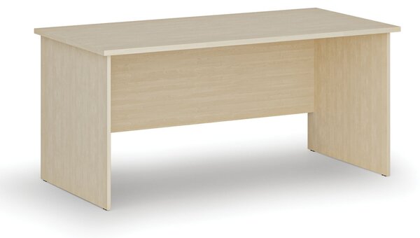 Biurko PRIMO WOOD, 160x80 cm, brzoza