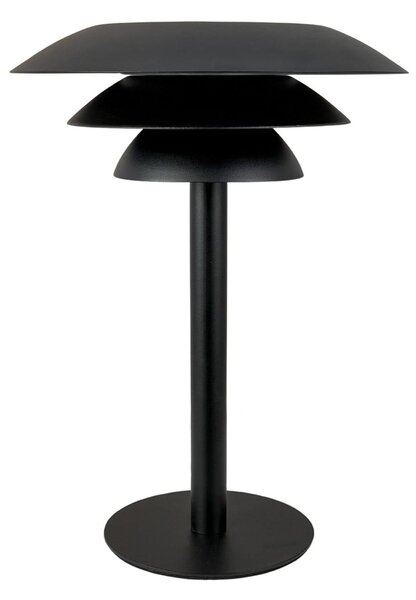 Zewnętrzna Lampa Dyberg Larsen, DL25 Solar, ściemnialny, czarny, taras, metal, design