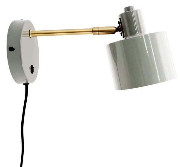 Lampa Ścienna Dyberg Larsen, Ocean, zielony, salon, metal, design