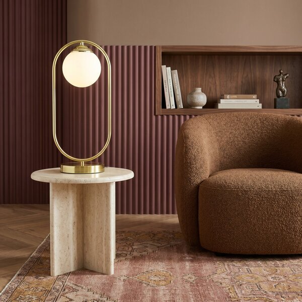 NOWOCZESNA LAMPA BIURKOWA KLASYCZNE ZŁOTO VERO W1