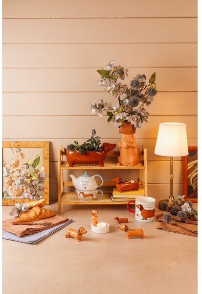Ceramiczna osłonka na doniczkę Sausage Dog – Sass & Belle