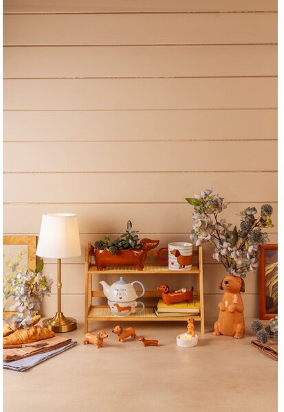 Ceramiczna osłonka na doniczkę Sausage Dog – Sass & Belle