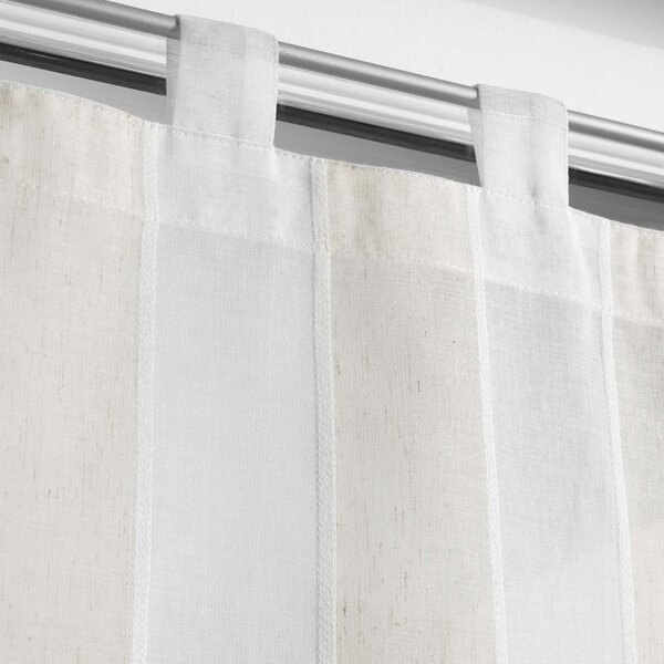 Kremowe firanki zestaw 2 szt. 60x120 cm Palaos – douceur d'intérieur