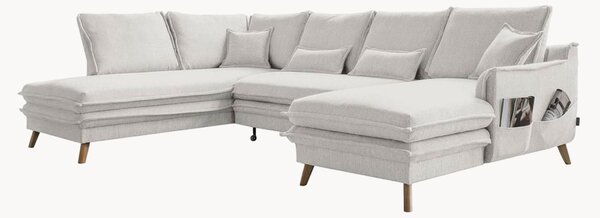 Panoramiczna sofa narożna z funkcją spania i schowkiem Charming Charlie (8-osobowa)