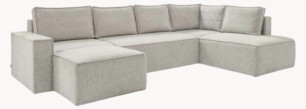 Panoramiczna sofa narożna z funkcją spania i schowkiem Brave Dave (8-osobowa)