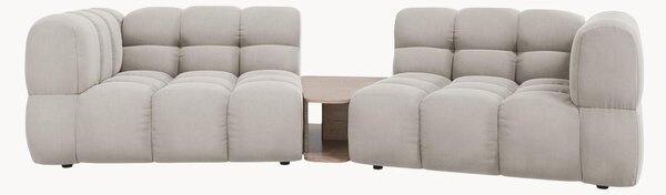 Sofa modułowa z weluru ze stolikiem Aster (2-osobowa)
