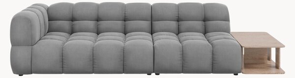 Sofa modułowa z weluru ze stolikiem Aster (4-osobowa)