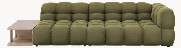 Sofa modułowa z weluru ze stolikiem Aster (4-osobowa)