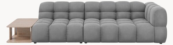 Sofa modułowa z weluru ze stolikiem Aster (4-osobowa)