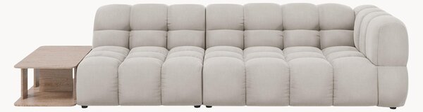 Sofa modułowa z weluru ze stolikiem Aster (4-osobowa)
