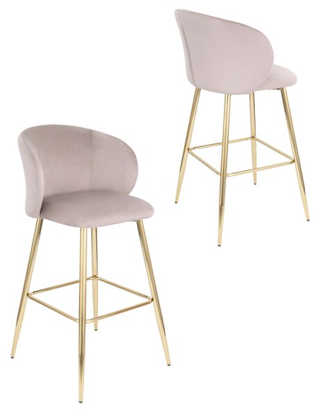 Hoker do kuchni Ganta Gold beż, nowoczesny, glamour