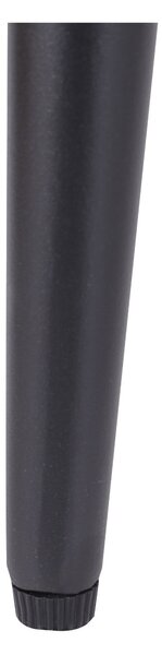 Hoker do kuchni Ganta black, czarny welwet, glamour