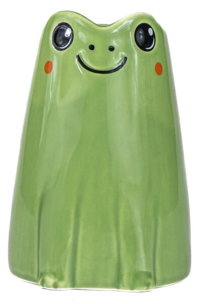 Zielony ceramiczny wazon (wysokość 10 cm) Frog Mini – Sass & Belle