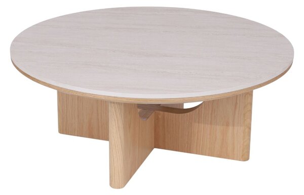 Stolik kawowy Calypso, dąb naturalny, blat ceramiczny