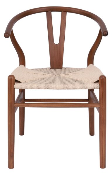 Krzesło do jadalni drewniane Vero walnut, orzechowe
