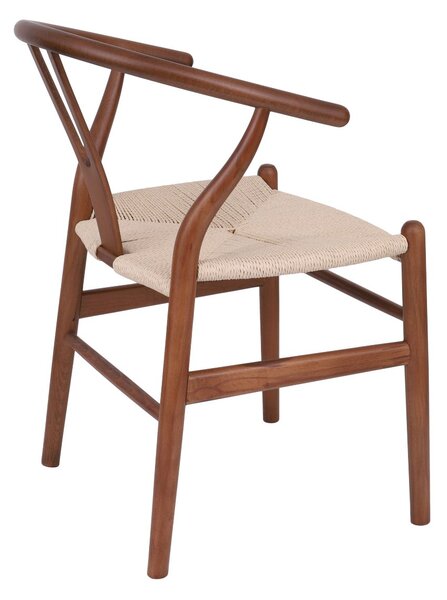Krzesło do jadalni drewniane Vero walnut, orzechowe