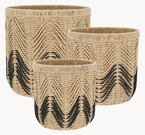 Komplet koszy Weave, 3 elem