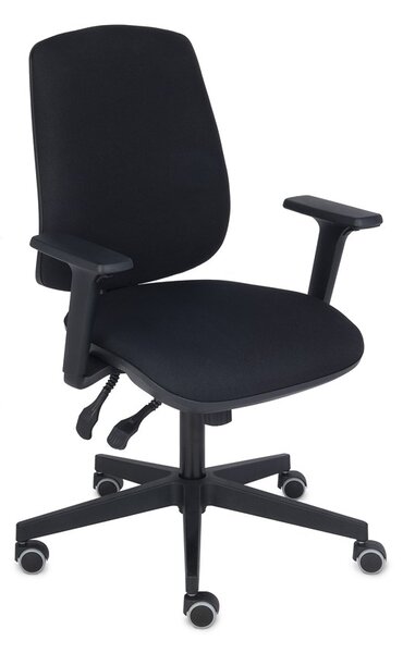 Krzesło Starter 3D black, ergonomiczne do pracy przy biurku