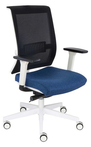 Fotel Level WS - ergonomiczny, obrotowy, siatkowy, wygodny dla kręgosłupa
