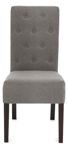 Krzesło Simple 108 z guzikami, tapicerowany, wygodny, ozdobny, do jadalni, do salonu, proste, minimalistyczne, eleganckie